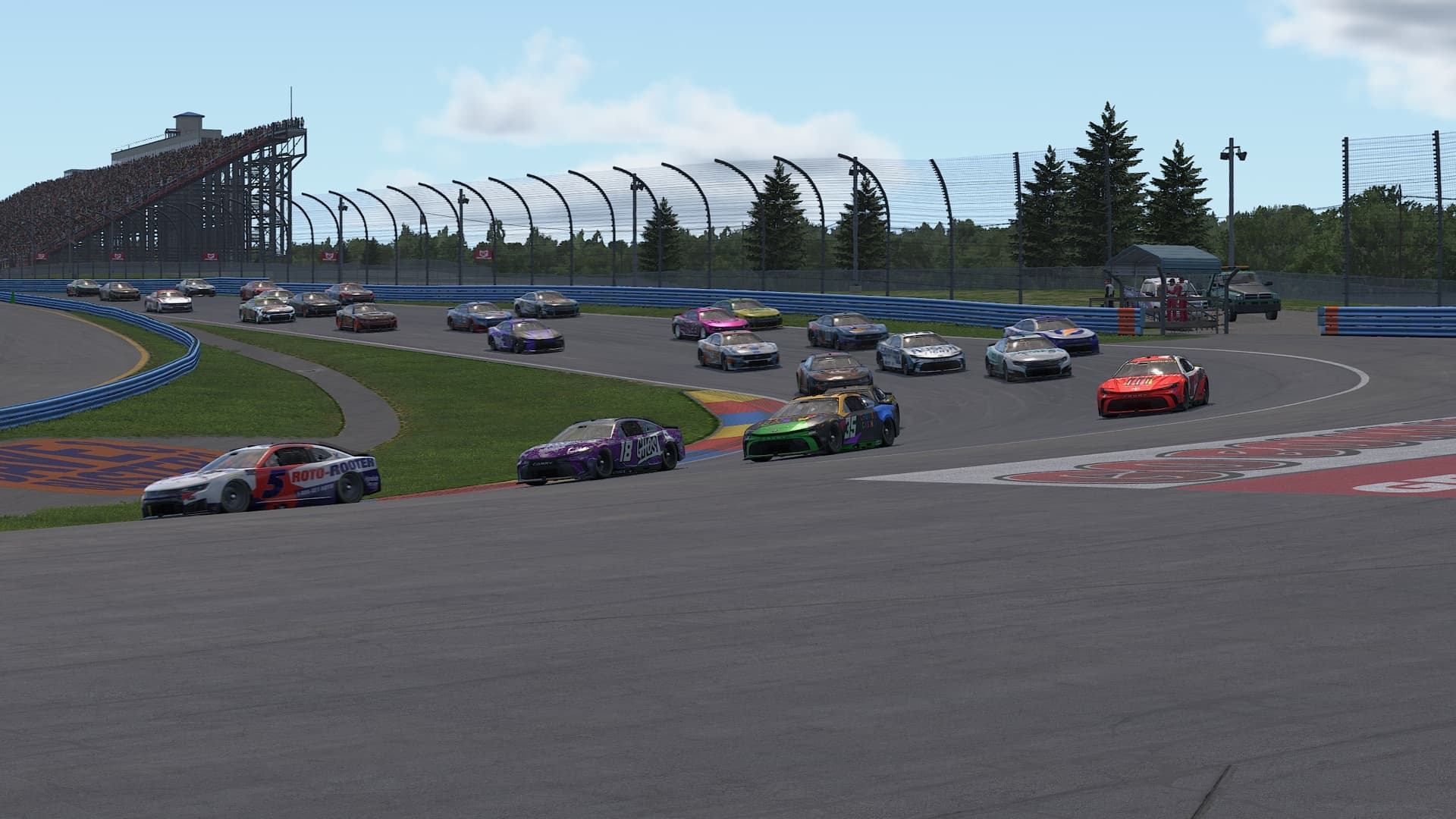 Opening-Lap Traffic